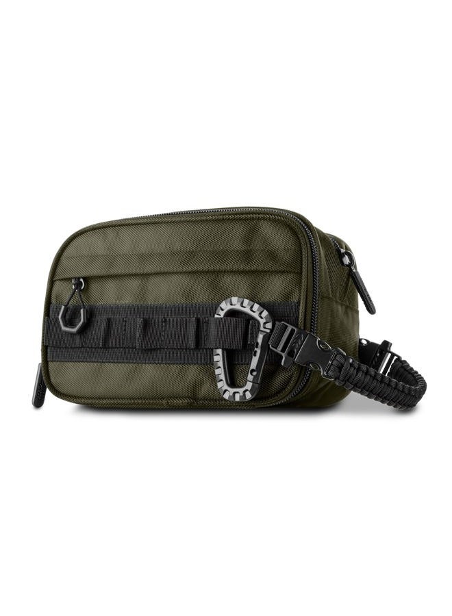 Fitdom Tactical Toiletry Bag Dopp Kit Case For Men. Perfect For Travel & Storage. Fits Large & Small Cosmetic Makeup, Clipper, Toothbrush, Shower, Shaving & Grooming Care. Best Overnight Organizer - Image 1