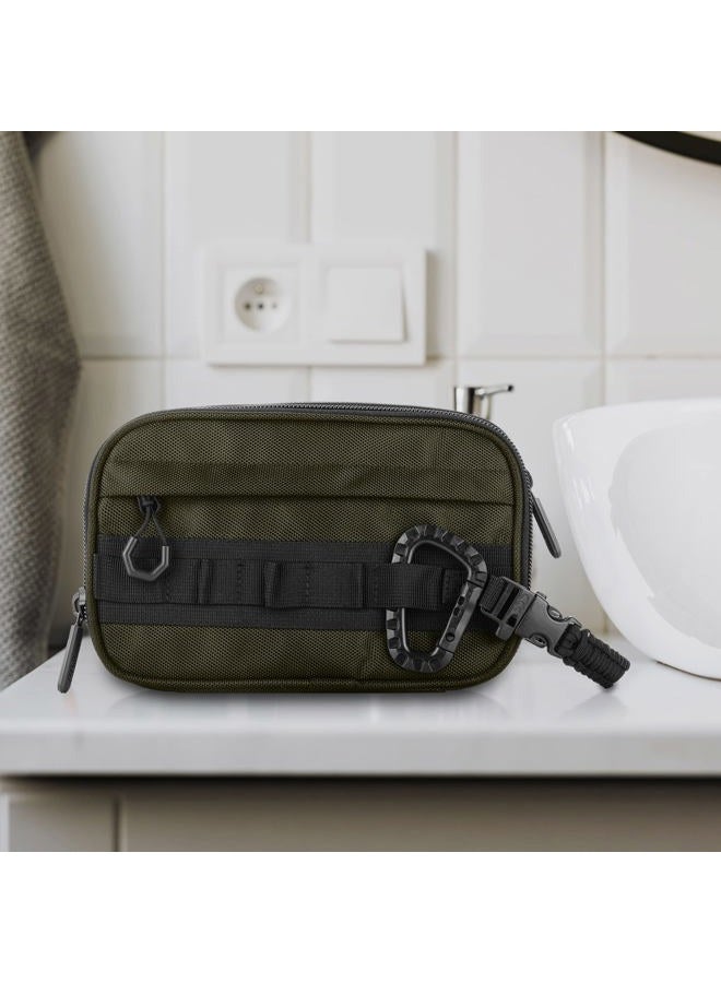 Fitdom Tactical Toiletry Bag Dopp Kit Case For Men. Perfect For Travel & Storage. Fits Large & Small Cosmetic Makeup, Clipper, Toothbrush, Shower, Shaving & Grooming Care. Best Overnight Organizer - Image 2