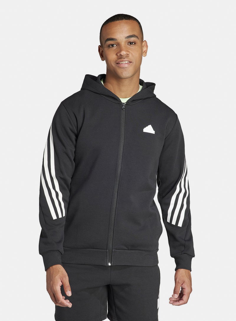 Adidas Future Icons 3 Stripes Full-Zip Hoodie - Image 1