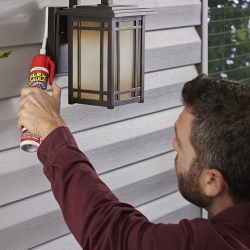Flex Seal Flex Caulk, Waterproof & Weatherproof Hybrid Polymer Sealant, Strong, Paintable, Indoor, Outdoor, Bath, Shower, Sink, Window, Baseboards, Door, RV, Roof, Wood, Auto & Marine, White, 9 oz, 1-Pack - Image 5