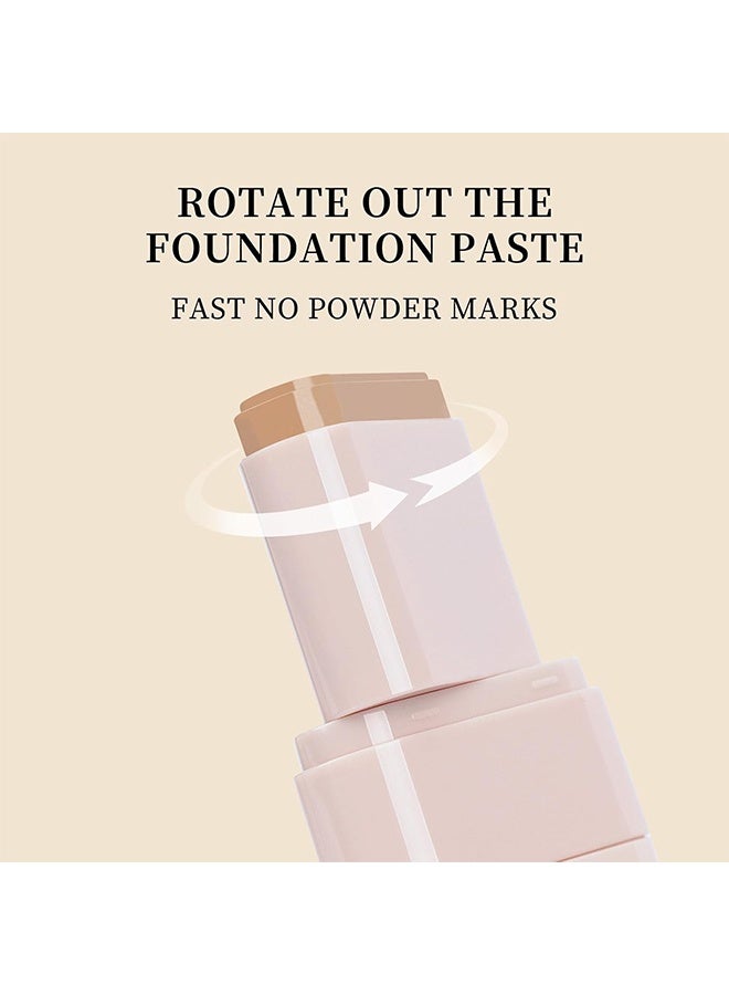 OCHEAL Concealer Foundation Stick ,Blemish Contouring Face ,Long-wear Lightweight Brighten Stick ,Concealer Beauty Makeup 01#IVORY - Image 5