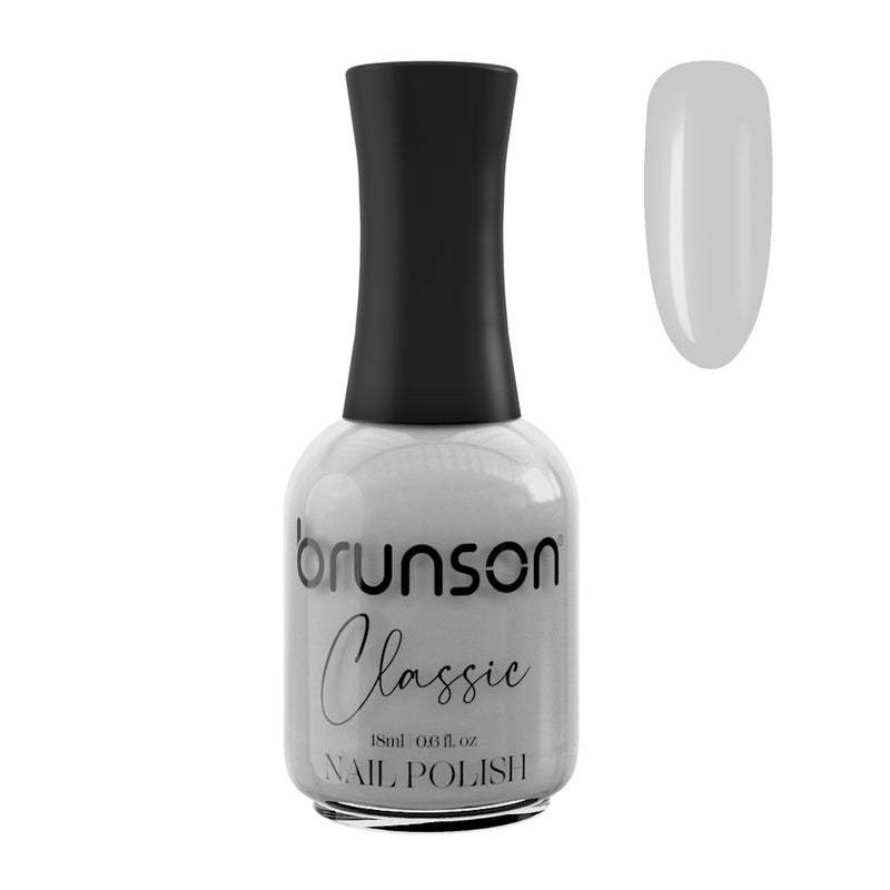 brunson Classic Nail Polish 4 in 1 Solar Gel Effect Fast Air Dry Nail Colors with Nail Hardener Long Lasting Chip Resistant Vegan Organic Hema Free Colors for Manicure Pedicure