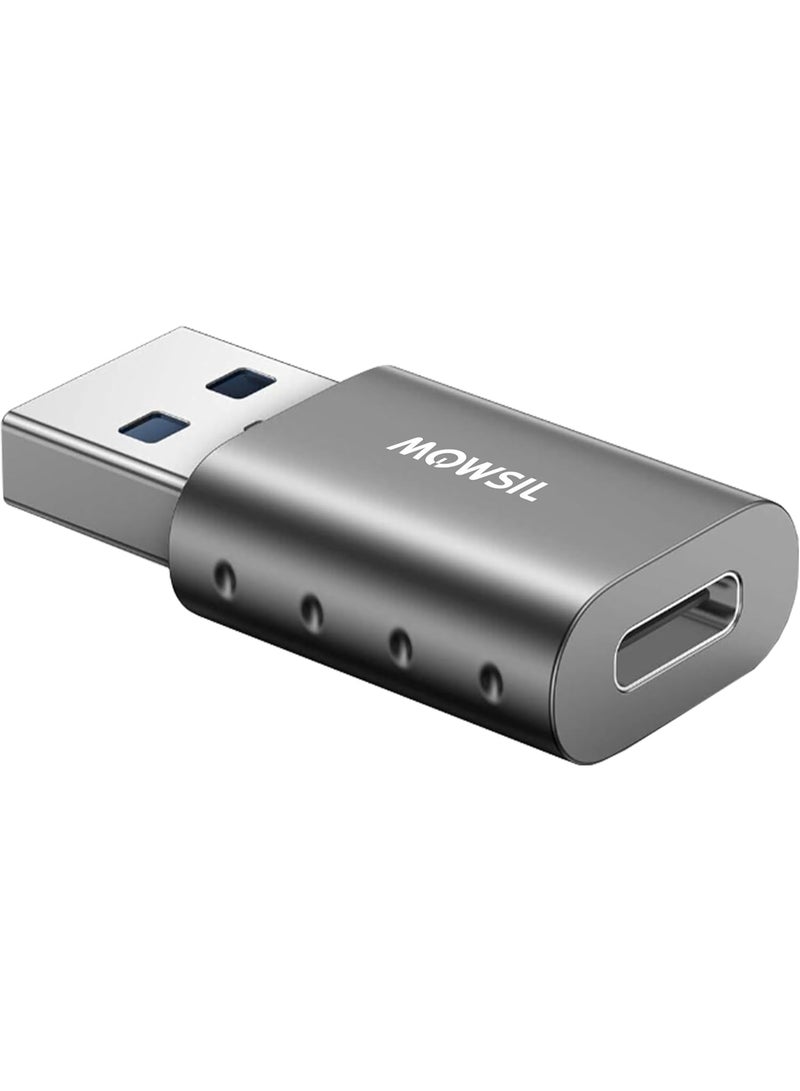 Mowsil USB 3.0 to USB-C Adapter, USB-A to USB-C Converter, 5Gbps,Aluminum Alloy, - Image 1