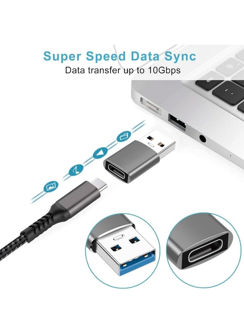 Mowsil USB 3.0 to USB-C Adapter, USB-A to USB-C Converter, 5Gbps,Aluminum Alloy, - Image 2