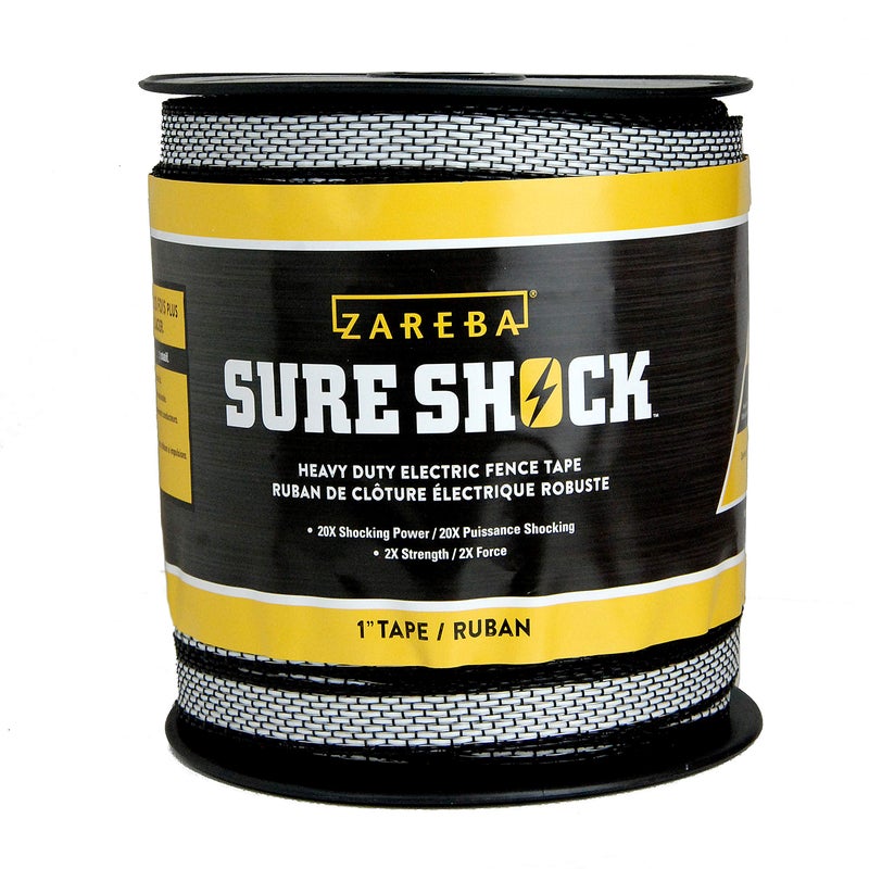 Zareba Heavy-Duty Sure Shock Polytape - 500 Foot x of 1 inch - HDT500W1-Z - Heavy-Duty Polyatpe for Electric Fence - Image 5