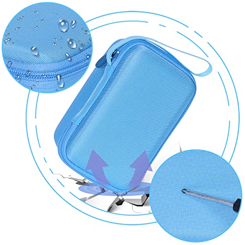 Aenllosi Kids Camera Case for Anchioo/for ESOXOFFORE Instant Print Camera Toys,Kids Selfie Digital Camera Photo Paper & Color Pen Holder by Aenllosi(Blue,Case Only) - Image 3