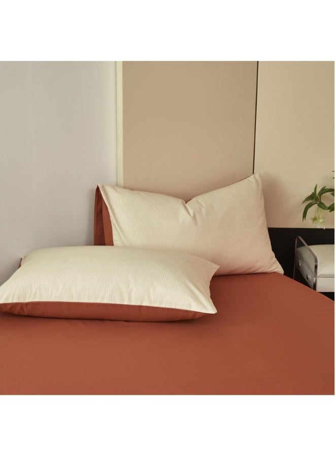4 Pieces Cotton Comforter Sets Fits 1.5M /1.8M Double Size Bed Housewarming gift Birthday Gift - Image 3
