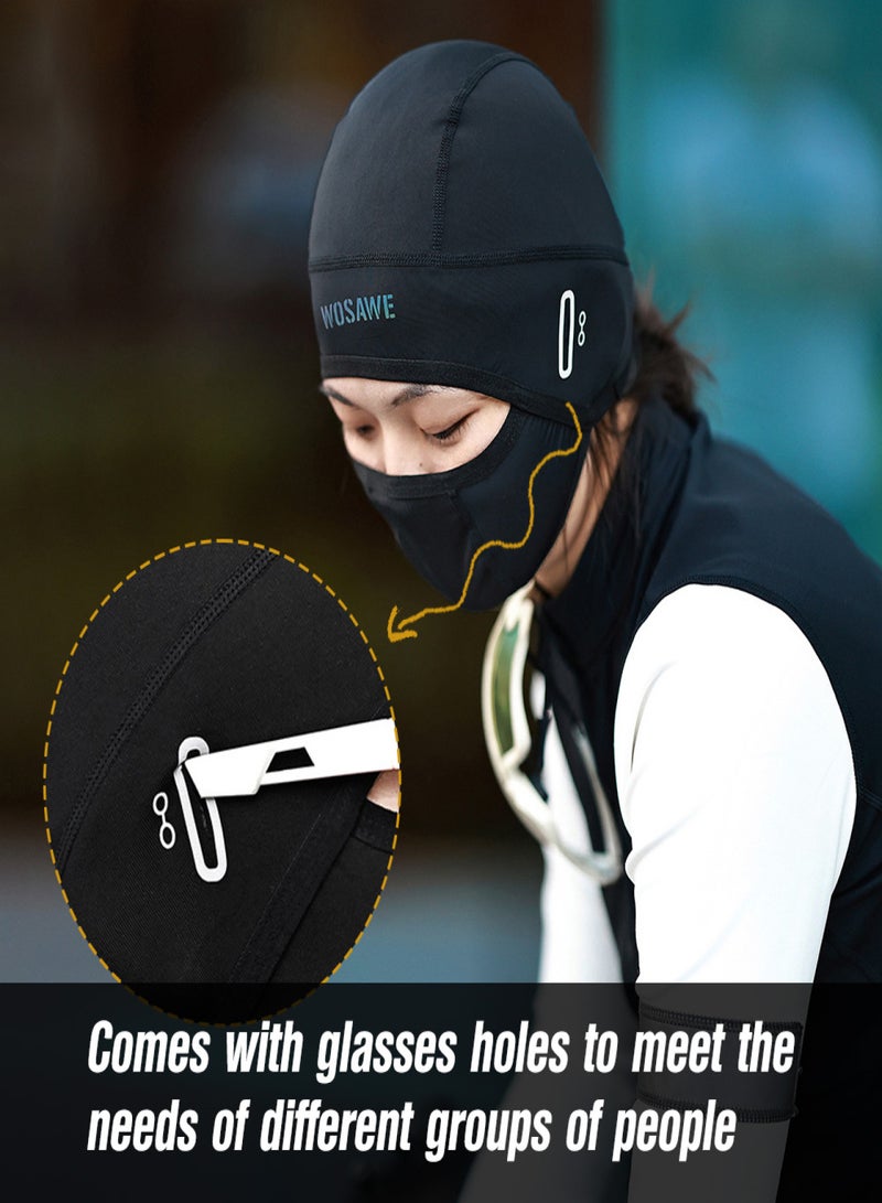 WOSAWE Ice Silk Face Protection Cycling Mask Anti-UV Cycling Cap Sport Face Mask Windproof Cycling Hood - Image 5