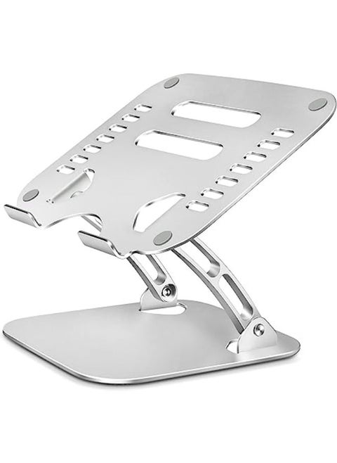 Tablet Stand for Desk, Stable Tablet Holder Acrylic iPad Stand with 360 Rotating Base, Multi-Angles Adjustable and Foldable Universal Supports 4-13.3 Inches Tablet, Phone, Kindle