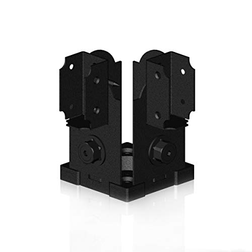 Ozco Laredo Sunset 4x4 Post Base Twin Rail Saddle - Image 1