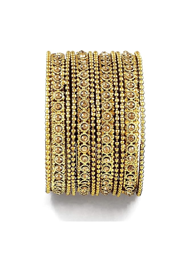 YouBella Stylish Traditional Jewelery Gold Plated Bangle For Women Golden Ybbn_91562_2.6 - Image 3