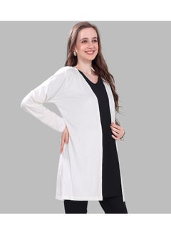 TUMMY TUMMY Bamboo Cotton Off White Maternity Shrug for Women  - Image 1