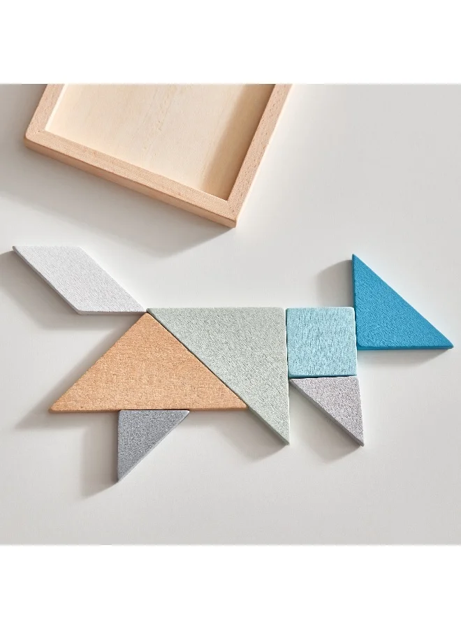 Home Box Tangram For 3 Years - 10.7X10.7X1.4 Cm