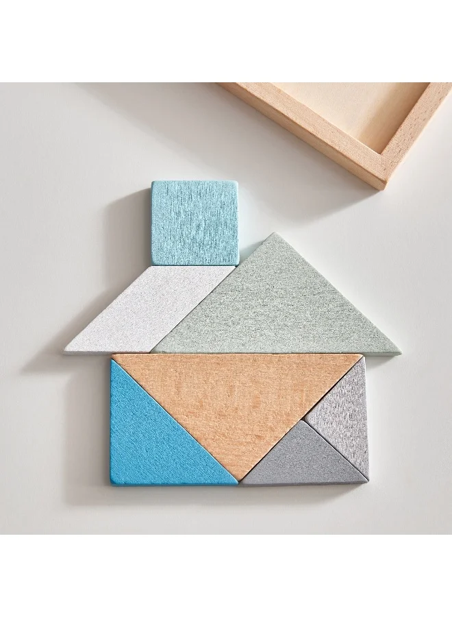 Home Box Tangram For 3 Years - 10.7X10.7X1.4 Cm