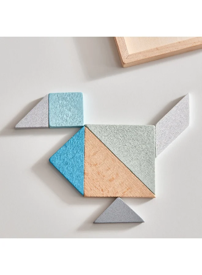 Home Box Tangram For 3 Years - 10.7X10.7X1.4 Cm