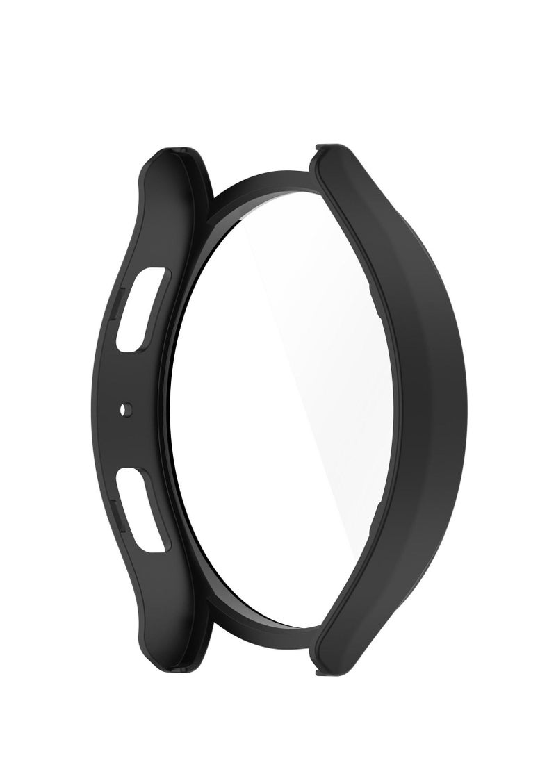 For Samsung Galaxy Watch6 40mm PC + Tempered Film Integrated Watch Protective Case (Black) - Image 5