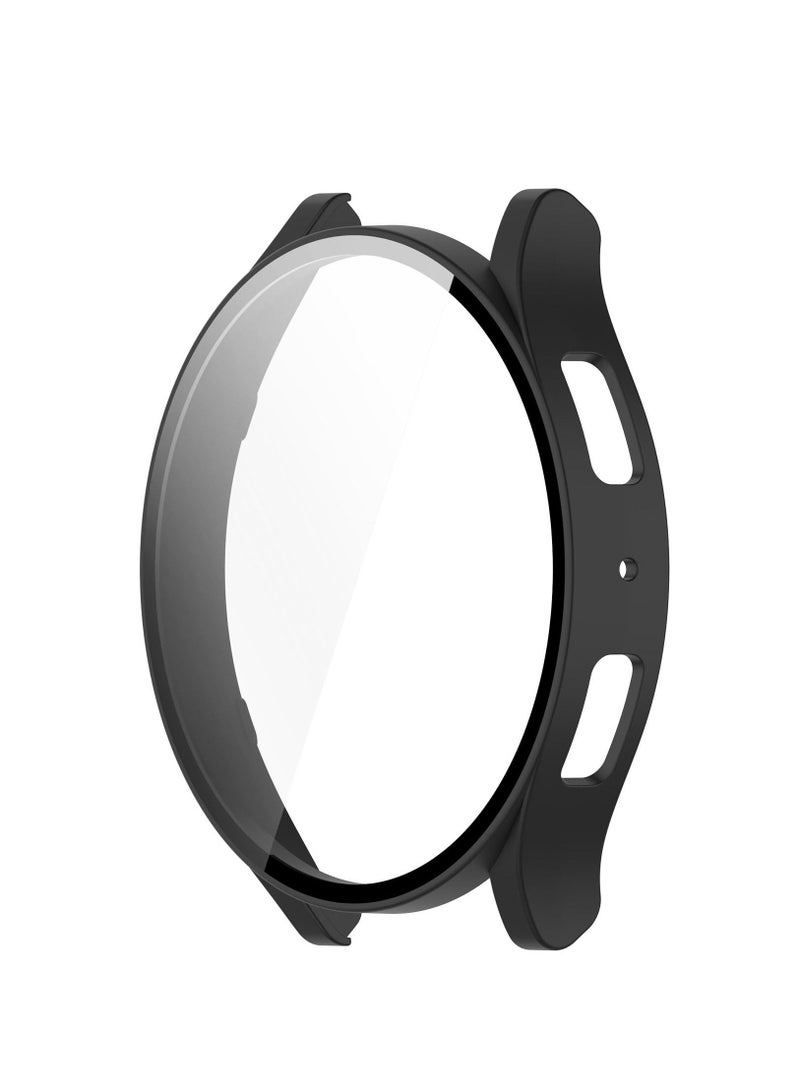 For Samsung Galaxy Watch6 40mm PC + Tempered Film Integrated Watch Protective Case (Black) - Image 4