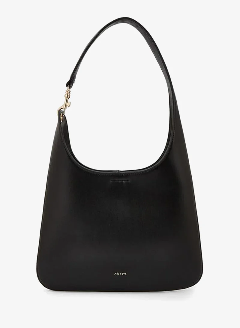 Solid Shoulder Bag With Strap Handle