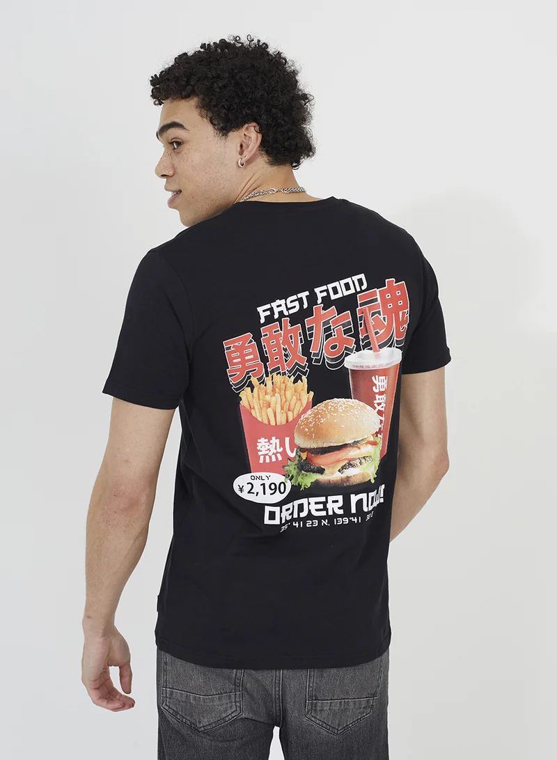 BRAVE SOUL Graphic Print T-Shirt
