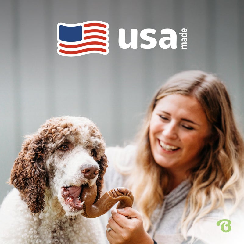 Benebone Tripe Bone Durable Dog Chew Toy for Aggressive Chewers, Real Tripe, Made in USA, Medium - Image 5