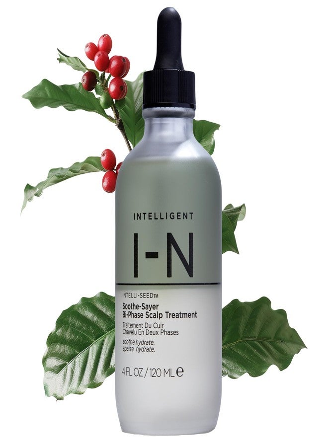 Intelligent Nutrients Soothe Sayer Bi-Phase Scalp Treatment - Flake Control & Redness Relief, 99% Natural, 67% Organic, Vegan, Clean Beauty - Nourishing Leave-In for Dry, Itchy, Irritated Scalps, 4 oz - Image 1
