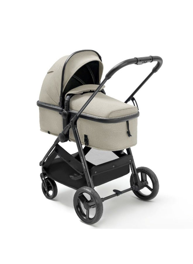 Mompush - Wiz 2 in 1 Baby Stroller with Bassinet Mode, Khaki, 0-3 Y - Image 2