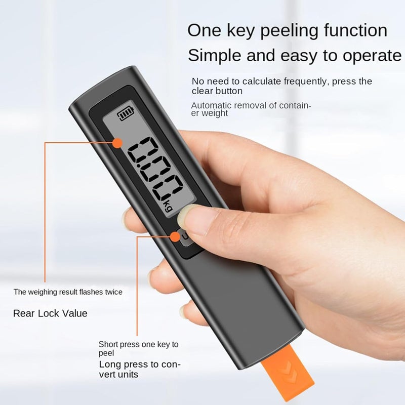 Luggage Weight Scale | with LCD Display - Travel Digital Suitcase Weight Scale - for Travel Vacation Backpacking Hiking Cruise Baggage Check Packing - Image 5