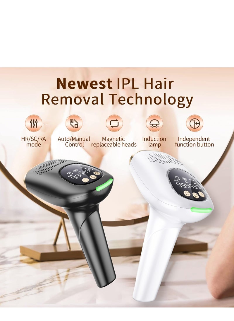 PENG GENERAL Laser Hair Removal, Hair Removal Device with Ice-Cooling Painless Care Function for Women and Man, IPL Hair Remover 999,999 Flashes for Facial Armpits Legs Arms Bikini Line  - Image 2
