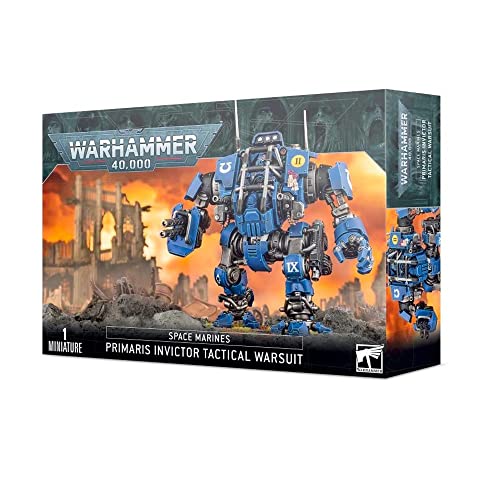 Games Workshop Warhammer 40k - Space Marine Primaris Invictor Tactical Warsuit 48-98 Black - Image 5