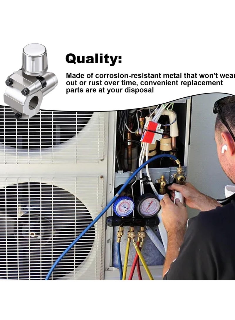 SANMUGEED 2 قطع صمام ثقب خط التوصيل BPV31 قطع غيار HVAC ختم ثلاجة أدوات إصلاح مكيف الهواء - Image 2