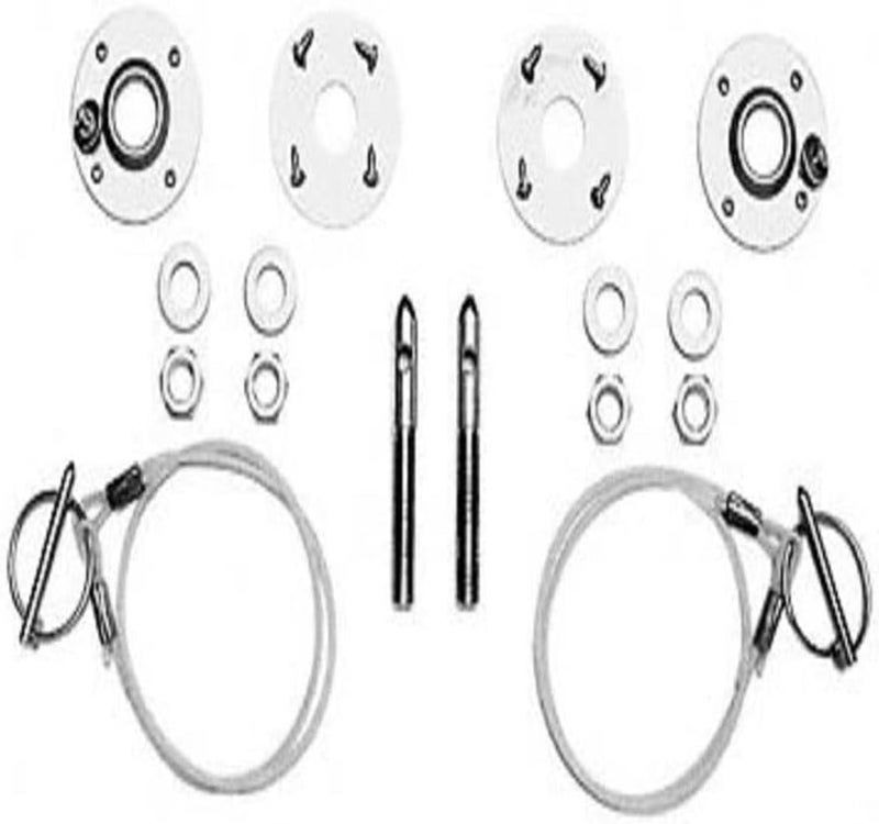 Racing M16700A Stainless Steel Hood Latch and Pin Kit
