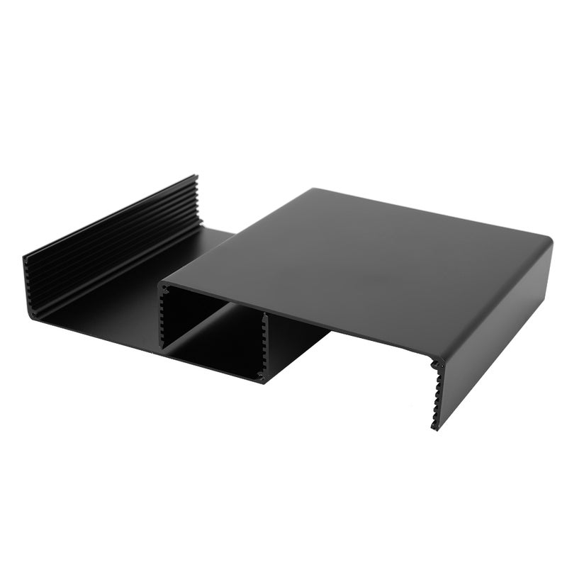 Aluminum Project Box Matte Black DIY PCB Junction Heat Dissipation Casing 80x160x170mm - Image 3