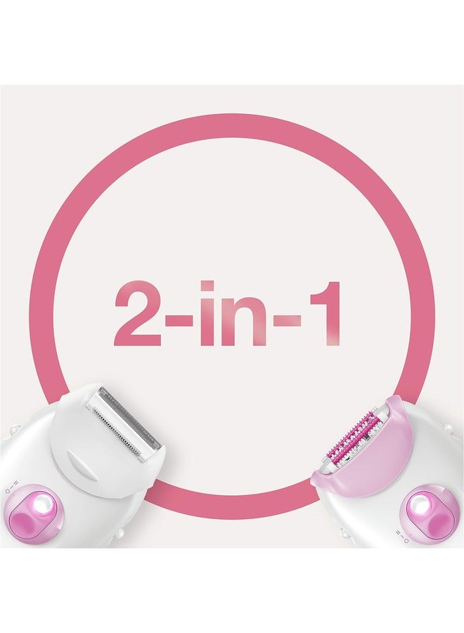 BRAUN Silk-Epil 3 Epilator With Accessories Set Pink/White/Clear - Image 5