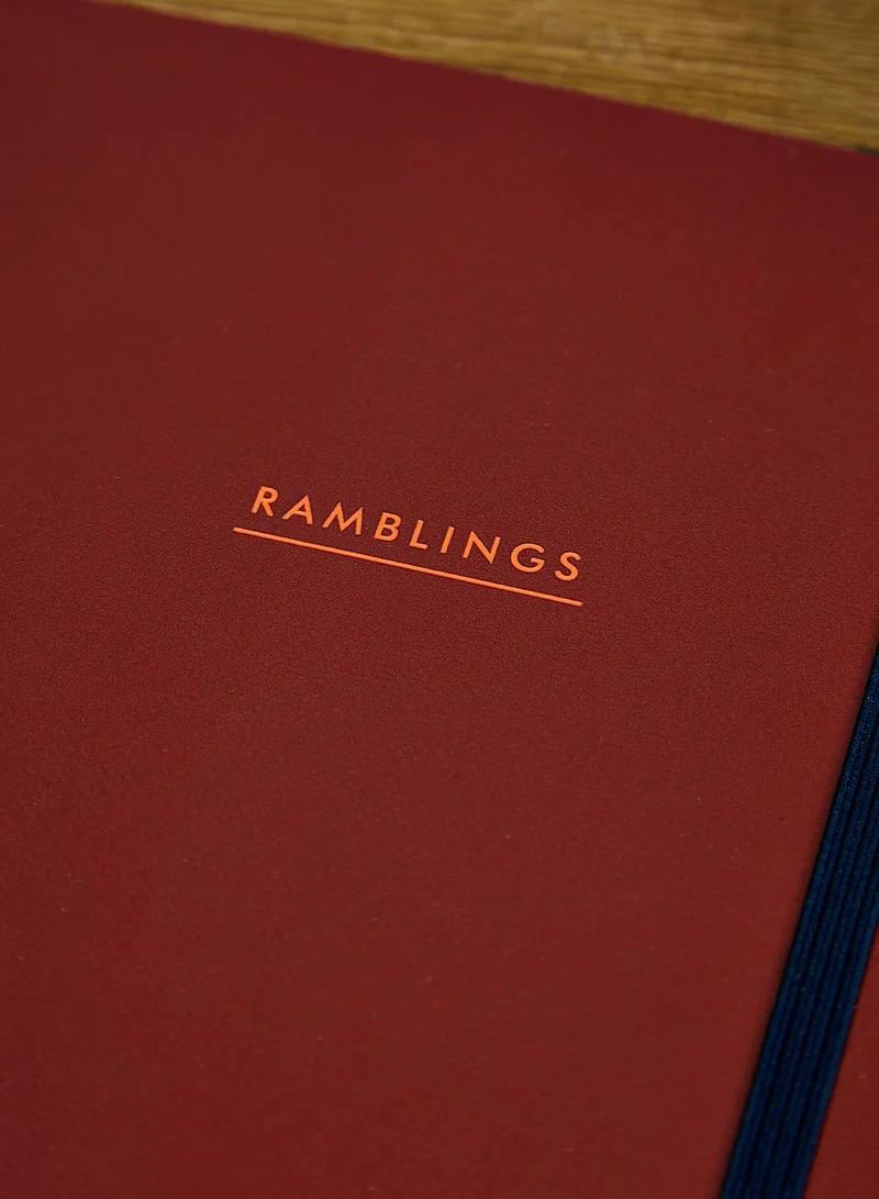 Joules A5 Ramblings Lined Notebook