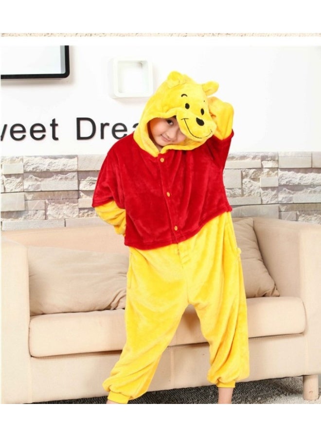 Winnie Kids Winter Pajamas Cartoon Anime Cosplay Costume Halloween Christmas Clothes