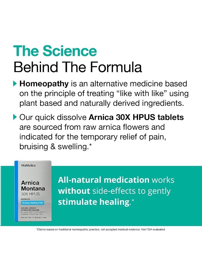 VitaMedica Arnica + Bromelain Blister Pack Bundle, Convenient 5-Day Supply - Image 4