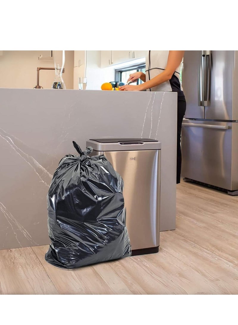 أكياس القمامة السوداء القابلة للتحلل - 90x110، قوية التحمل HDPE، 30 ميكرون، عبوة من 14 - Image 4
