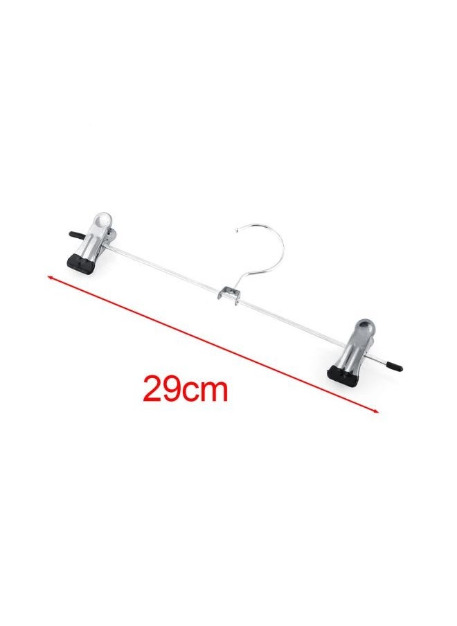 HOMESTAR - 10-Piece Hanger Set, Clothes Hanger Steel Stand Hanger Pants Skirt Clothes Adult Clothing Rotatable Holder Adjustable Non-Slip Clips Hangers - Image 1