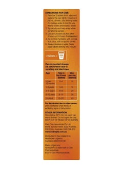 Hydralyte Effervescent Electrolyte Tablet Orange Flavoured 20 Servings  - Image 3