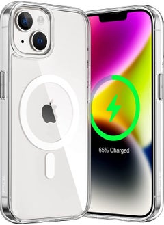 Magsafe Case for iPhone 13 Magsafe Clear Cover Magnetic Wireless Charging Support, Shockproof Protection, Scratch-Resistant for iPhone 13 - Clear