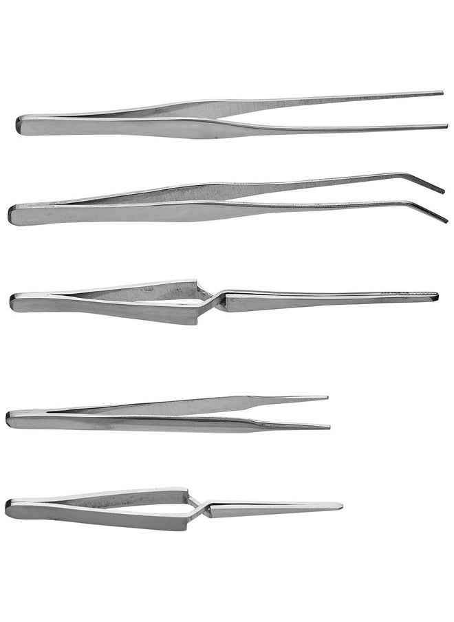 Steelman - Teelman 05625 5Piece Tweezer Set - Image 1