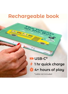 Generic Books The Wheels on The Bus Book | New Rechargeable Musical Book, No More Batteries | Books for 1 Year Old | Wheels on The Bus Toy | Musical Book for Toddlers 1-3 | Musical Toy for Toddlers  - Image 2