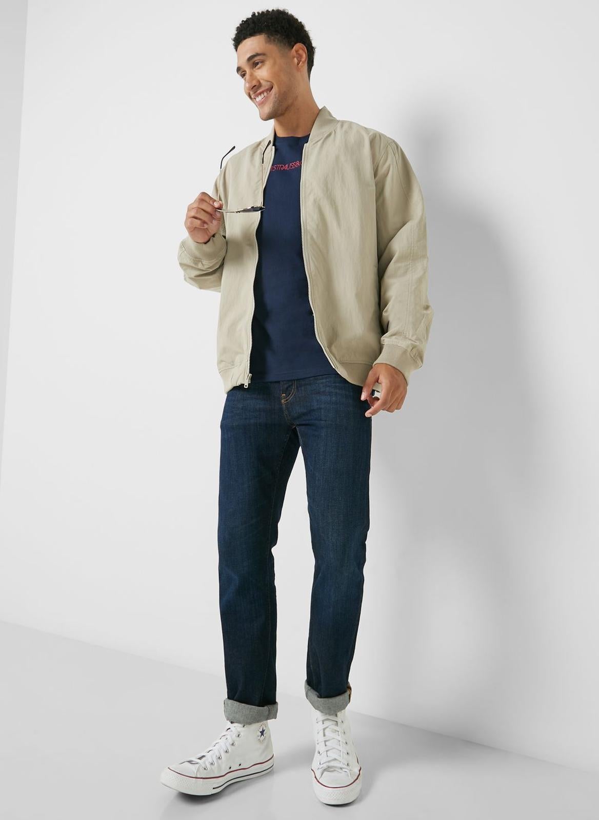Zipper Bomber Jacket - https://f.nooncdn.com/p/pzsku/ZF736BAAC66D615507B35Z/45/1746254648/3b127fa5-9a66-470a-b7c3-4bfd1991aa6a.jpg?width=original