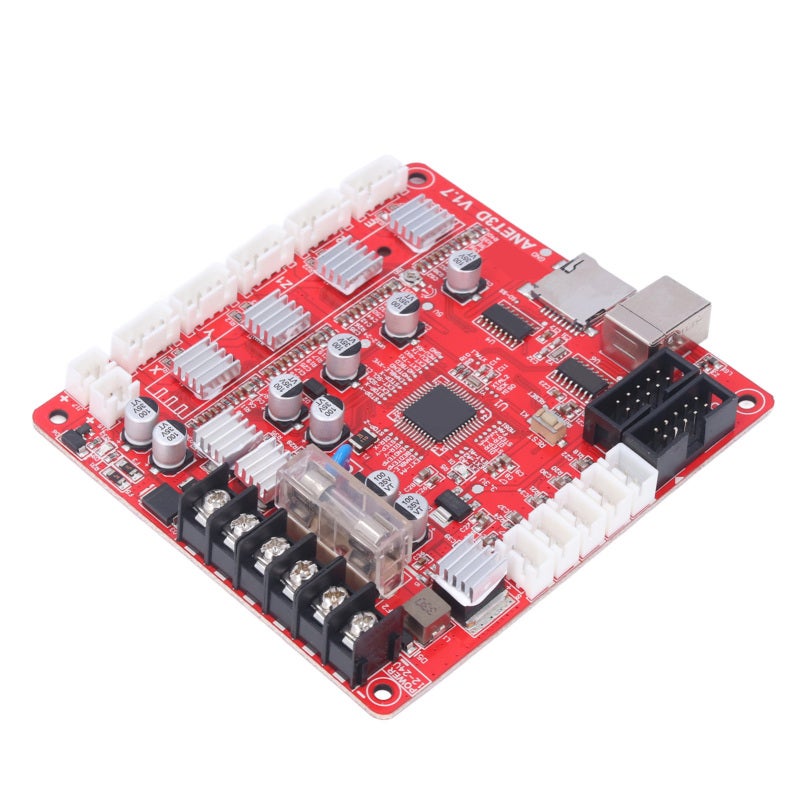 Anet 3D Printer Motherboard: 12V-24V Power Input, Highly Integrated Design - Stable Cooling Performance, On-Board A4988 Stepper Driver for Anet E12 3D Printer, Ramps 1.4 & LCD Control Boards - Image 4