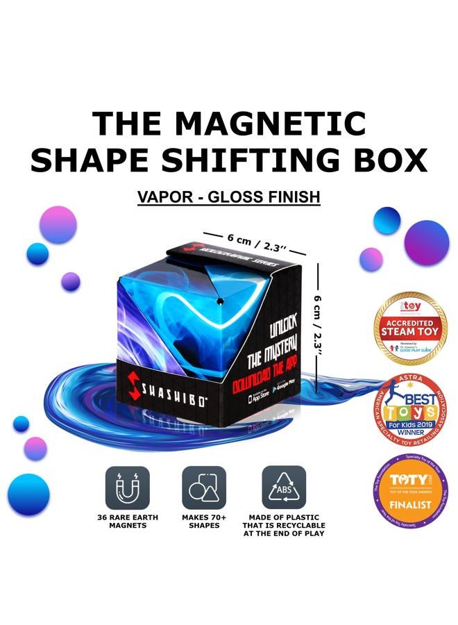SHASHIBO Sensory Fidget Toy for Adults & Kids, Stress Relief Fidget Toy for Adults, Teens & Kids, Cool Fidget Toys for Desk, Classroom Must Have, Sensory Shape Shifting Cube, 100+ Possible Shapes - Image 2