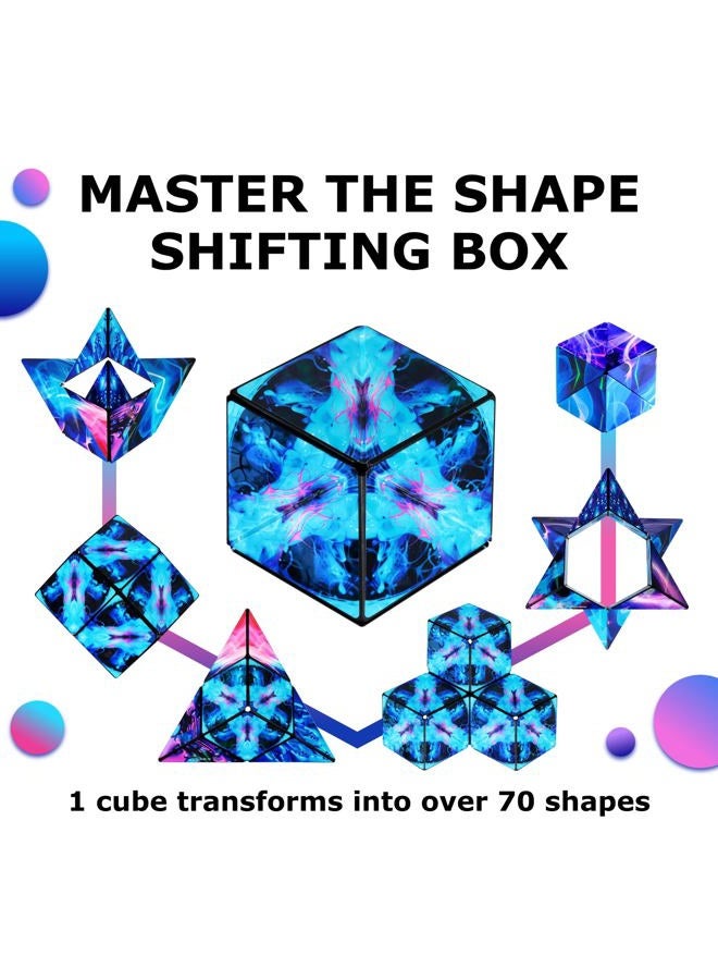 SHASHIBO Sensory Fidget Toy for Adults & Kids, Stress Relief Fidget Toy for Adults, Teens & Kids, Cool Fidget Toys for Desk, Classroom Must Have, Sensory Shape Shifting Cube, 100+ Possible Shapes - Image 4