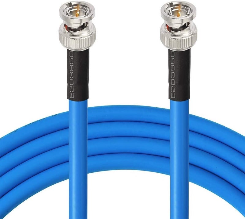 Superbat SDI Cable 75 Ohm BNC Cable 3G/6G/12G (Belden 1694A)，10FT/15FT/30FT/50FT/100FT/200FT,Supports HD-SDI/3G-SDI/4K/8K Video,Precision SDI Video Cord (1Pcs) - Image 1