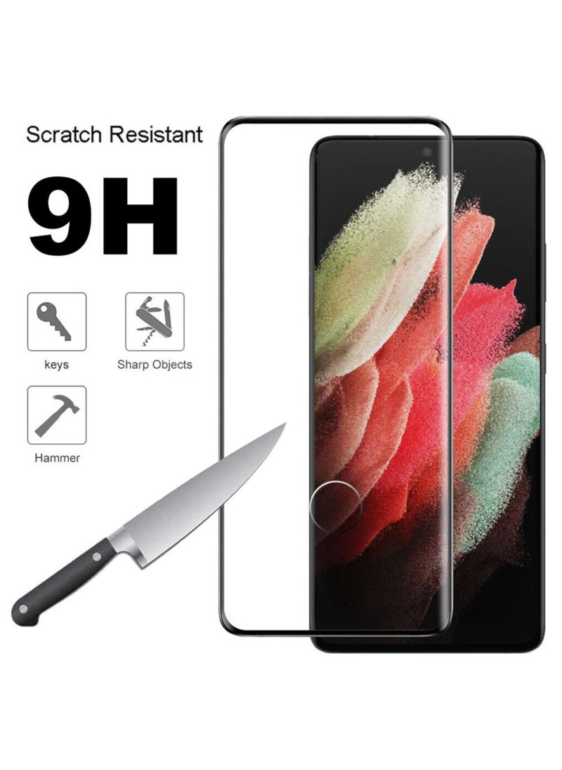 Generic - Tempered Glass Screen Protector Full HD Quality Tempered Glass Anti-Scratch Edge to Edge Coverage with Easy Installation Kit Fingerprint Unlock For Samsung Galaxy S21 Ultra - Image 1