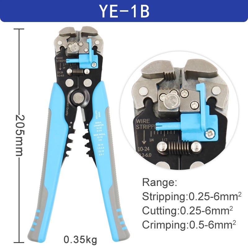 Multifunctional automatic wire stripper electrical stripper/wire cutter/wire crimping pliers Multi-color optional - Image 3