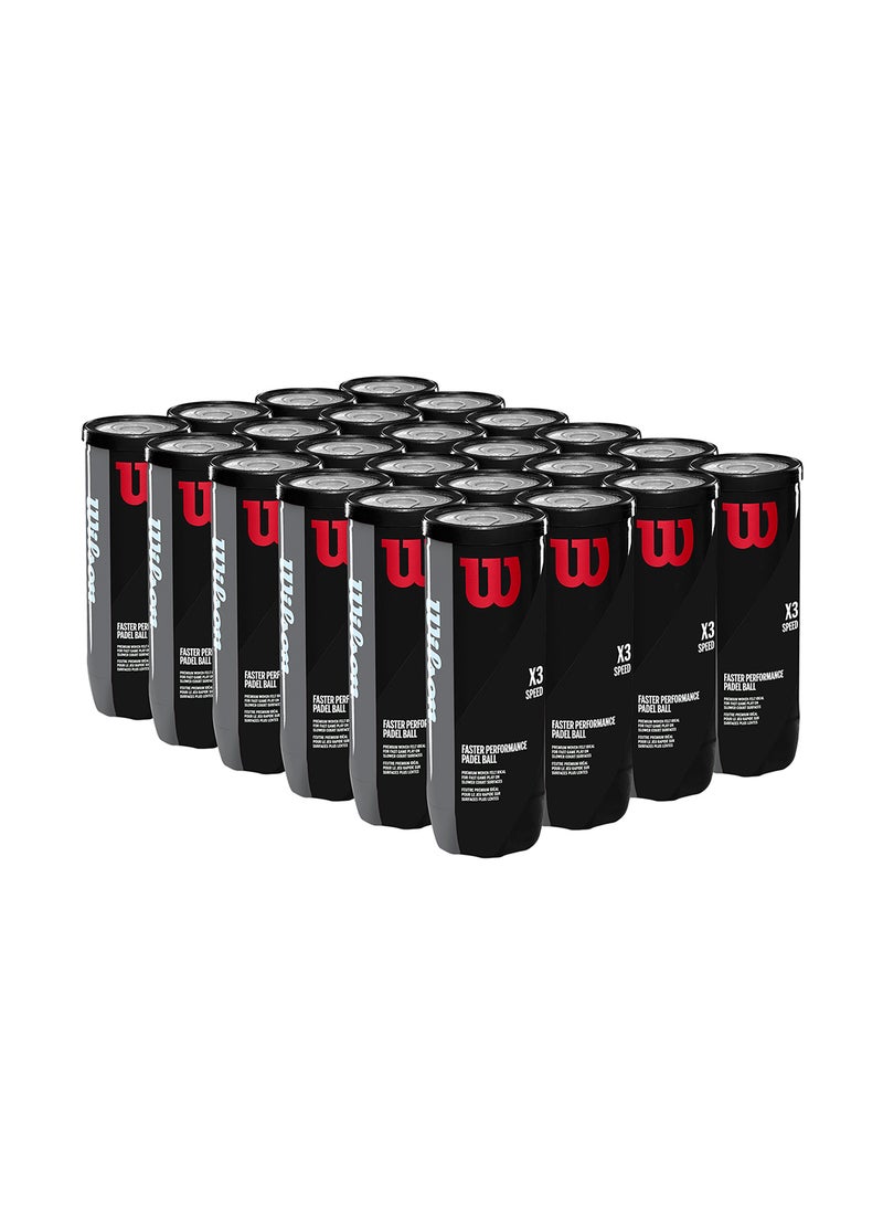 Wilson Padel X3 Speed Yellow Balls - 3 Ball Can - Image 4